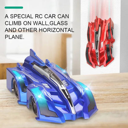 Wall-Climbing RC Car with Lights - Drift Stunt Racing Toy