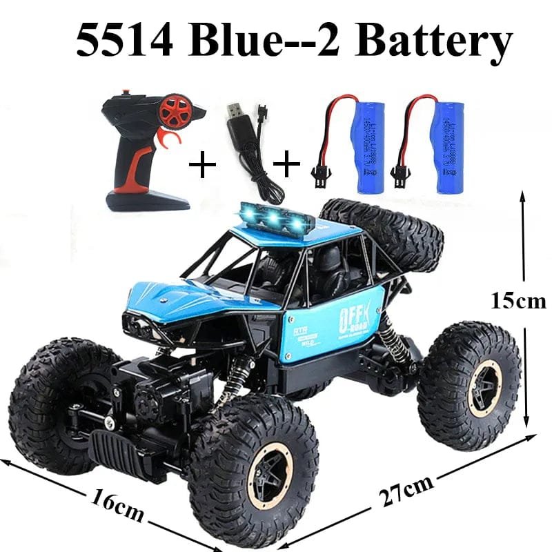 Paisible 4WD RC Car with Bubble Machine - Rock Crawler Toy