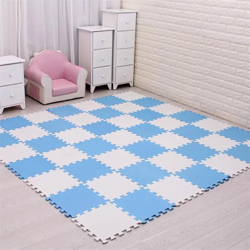 EVA Foam Baby Puzzle Play Mat - 29cm Interlocking Tiles for Kids