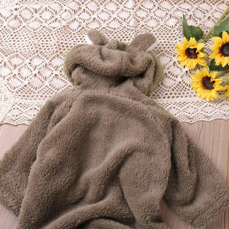 Autumn Cartoon Long-Sleeve Romper: Toddler Kids Playsuit 0-24M