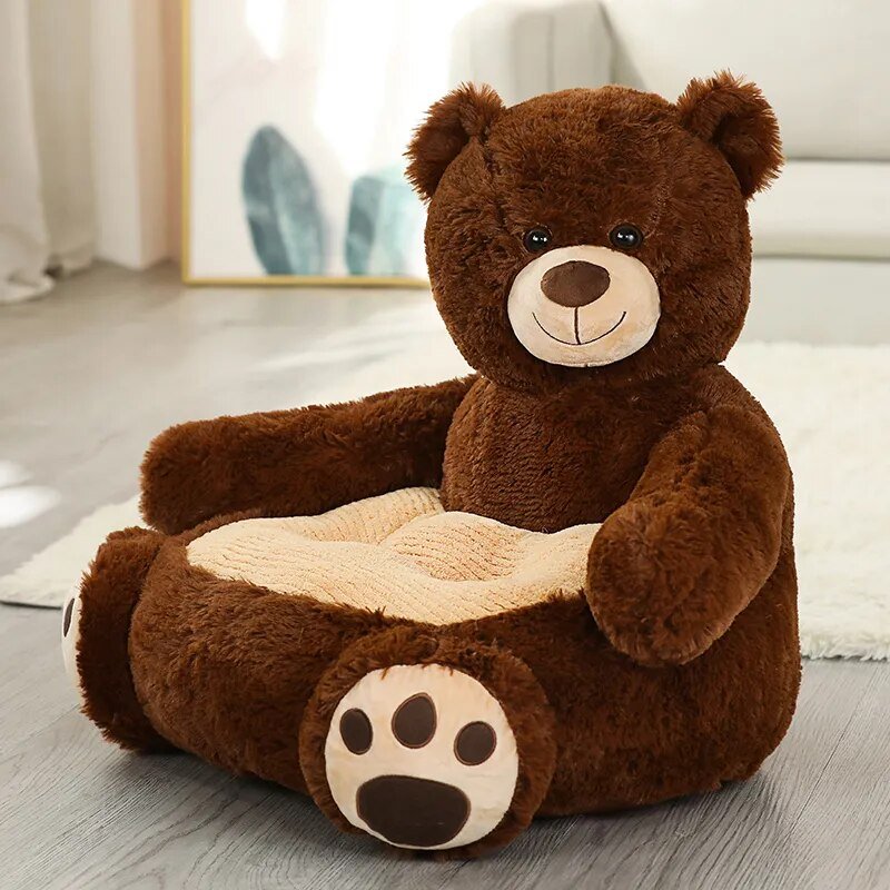 50cm Soft Panda Baby Seat Sofa - Plush Animal Chair with Filling