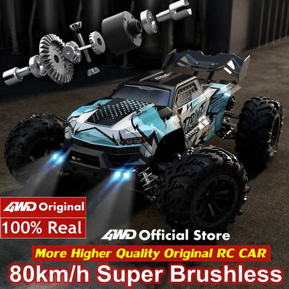 4WD RC Off-Road Drift Car - Super Brushless 50/80KM/h Toy