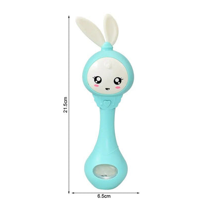 Musical Teether Rattle for Babies 0-12 Months - Bed and Stroller