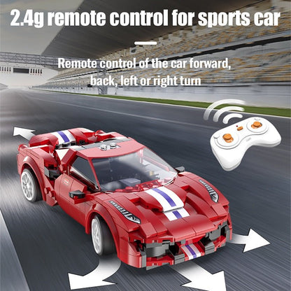 Cada City RC Racing Car - Build & Drive Building Block Set