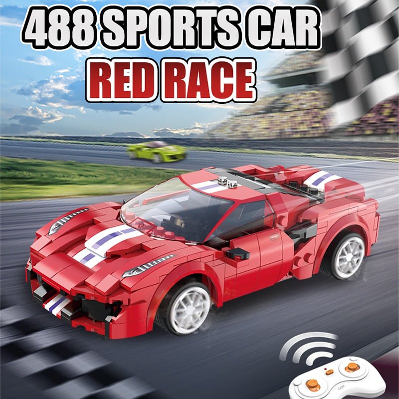 Cada City RC Racing Car - Build & Drive Building Block Set