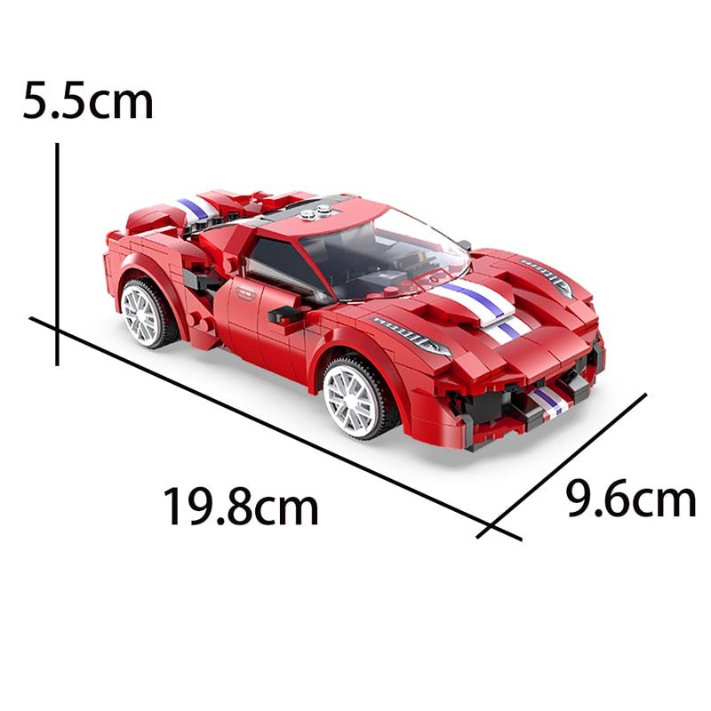 Cada City RC Racing Car - Build & Drive Building Block Set