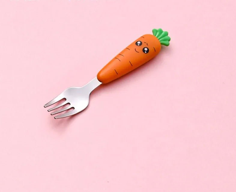Cartoon Baby Fork & Spoon Set - 1/3PCS Kid Tableware