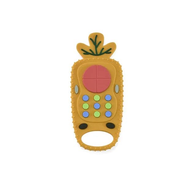 Remote Control Shape Teether: Baby Gum Relief Toy