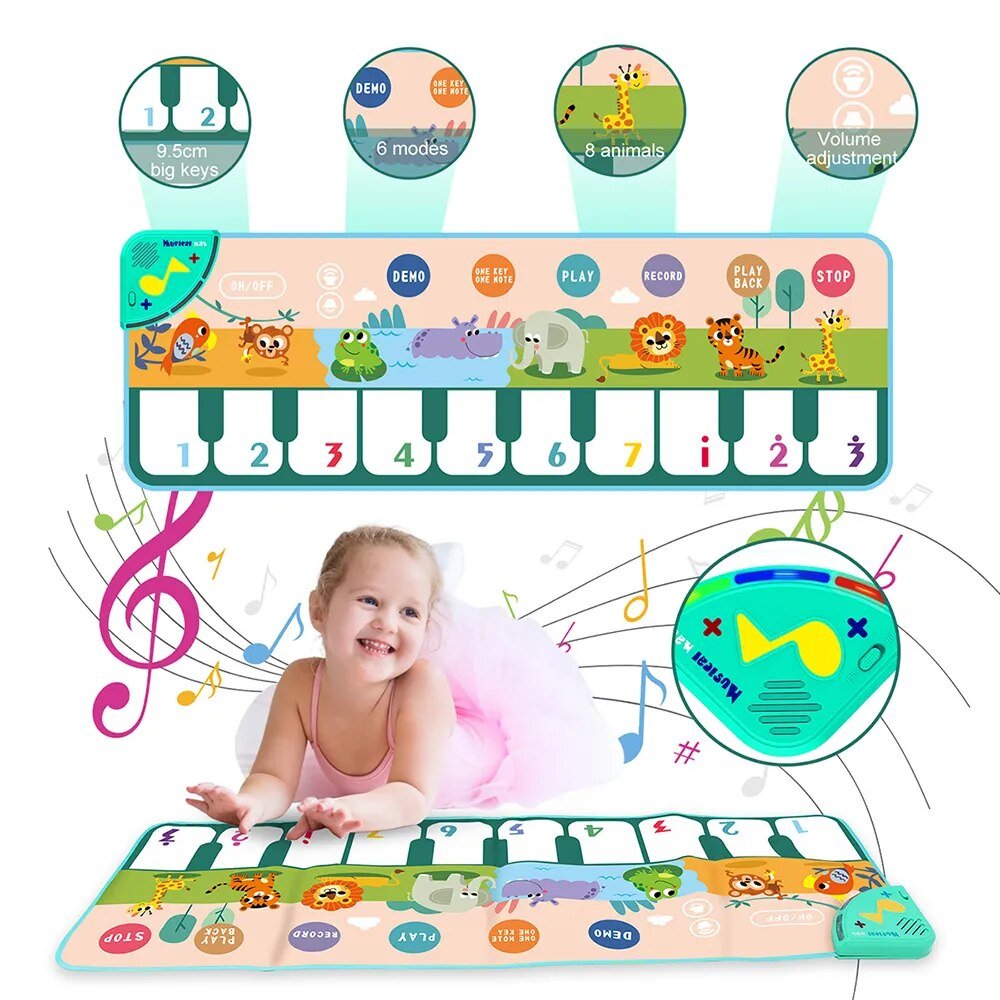 Coolplay Musical Piano Mat: Educational Kids Floor Toy