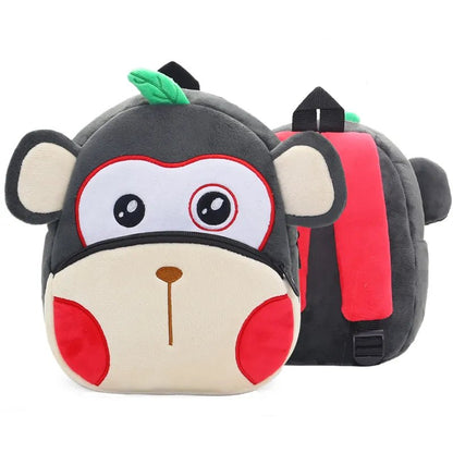 Cute Cartoon Animals- Kids' Backpacks: Schoolbag for Boys and Girls