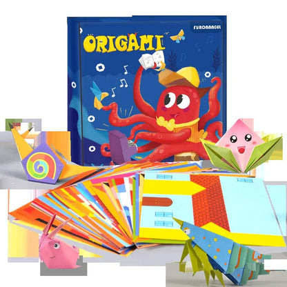 Cartoon Animal Origami Book: Educational Paper Craft Toy