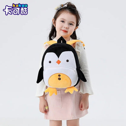 Cute Cartoon Animals- Kids' Backpacks: Schoolbag for Boys and Girls