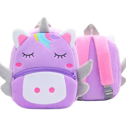 Cute Cartoon Animals- Kids' Backpacks: Schoolbag for Boys and Girls