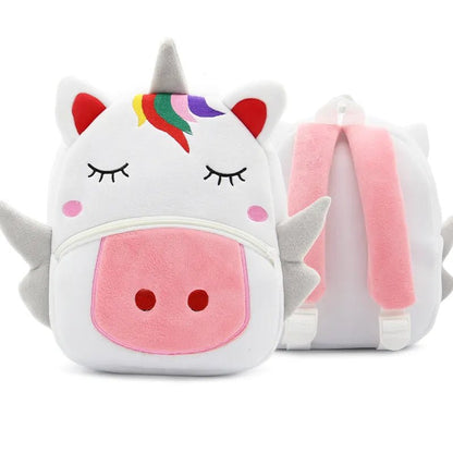 Cute Cartoon Animals- Kids' Backpacks: Schoolbag for Boys and Girls