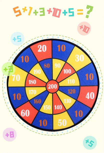 Cartoon Animal Sticky Ball Dart Board - Family Fun Toy