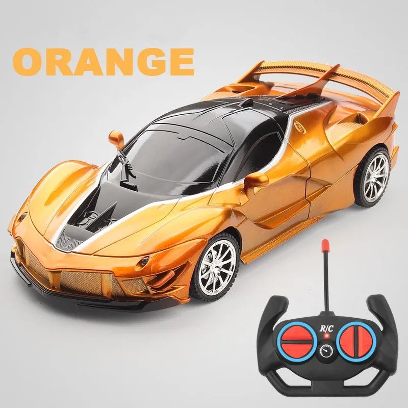 1:18 High-Speed RC Car - 15km/h with LED Light - Chargeable