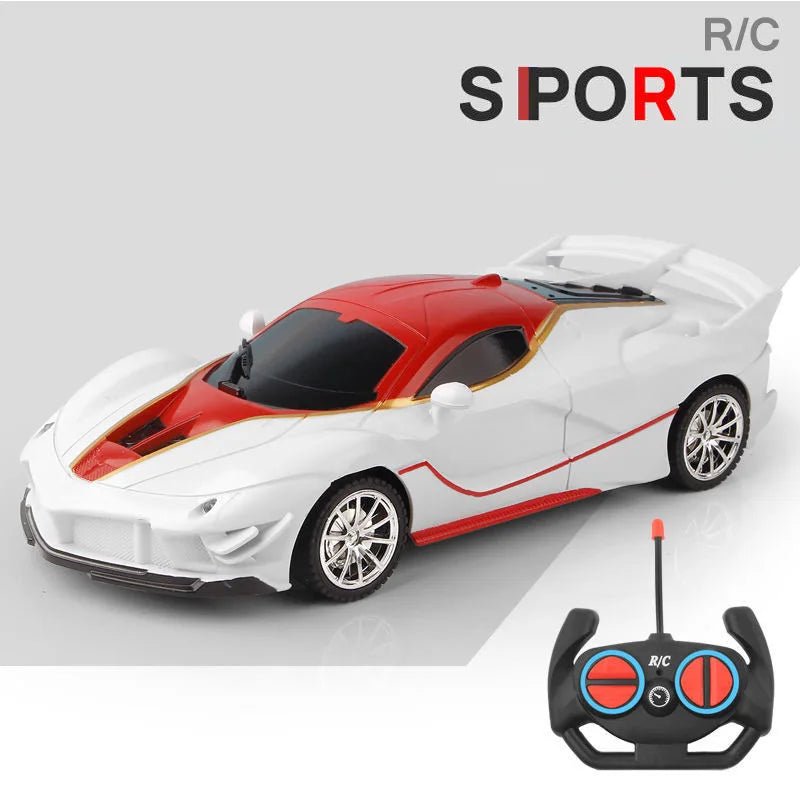 1:18 High-Speed RC Car - 15km/h with LED Light - Chargeable