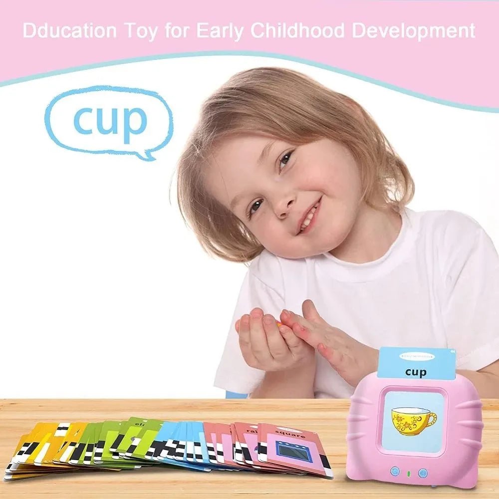 Interactive English Learning Flash Cards for Kids: Electronic Audio Book & Toys