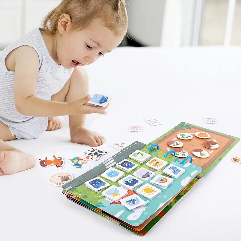 Montessori Busy Book for 2-4 Yrs: Preschool Learning &amp; Activity Toy