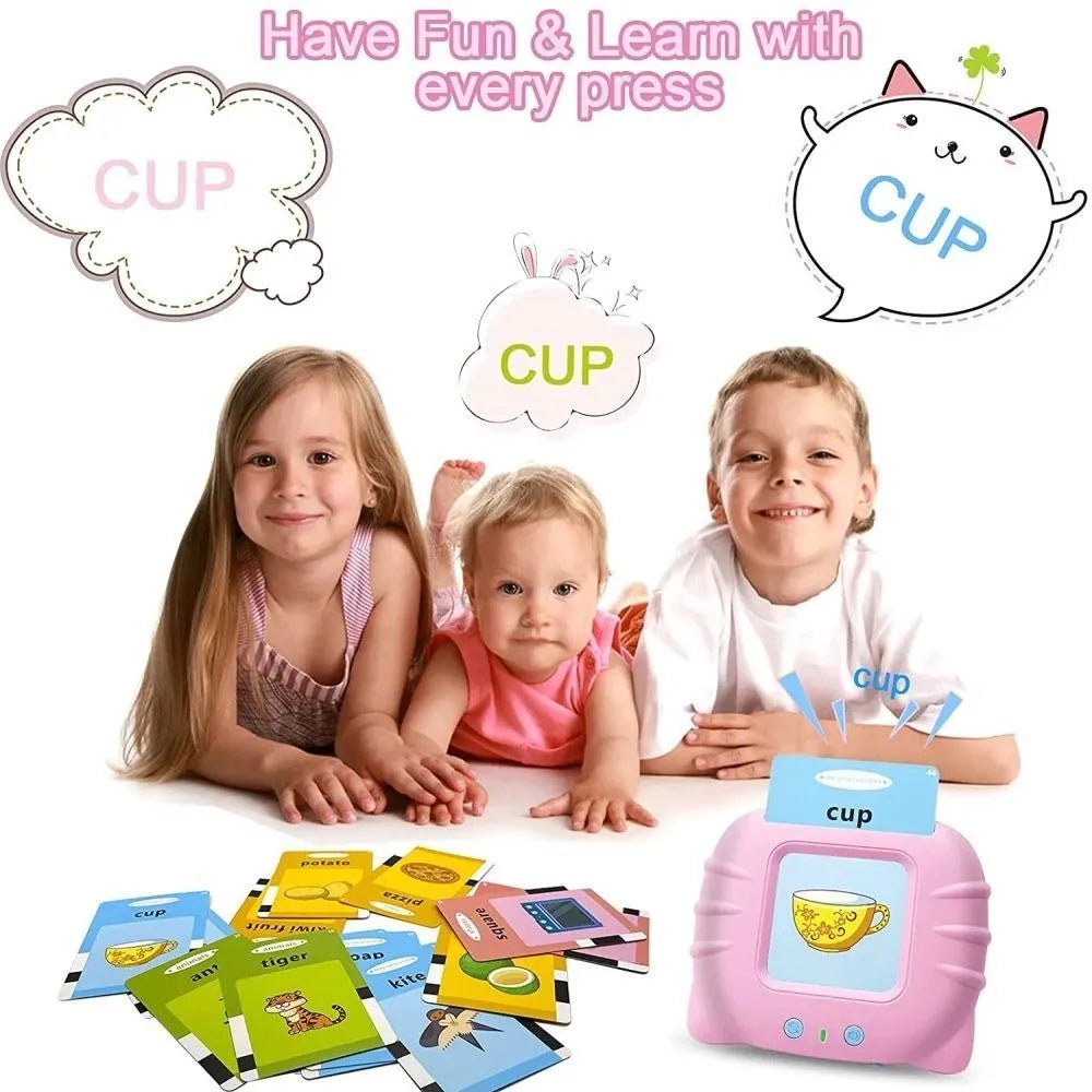 Interactive English Learning Flash Cards for Kids: Electronic Audio Book & Toys