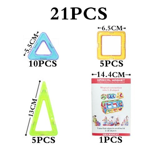 Magnetic Technic Plastic Building Blocks Assembly Toys For Children