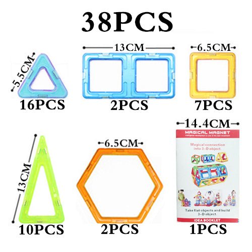 Magnetic Technic Plastic Building Blocks Assembly Toys For Children