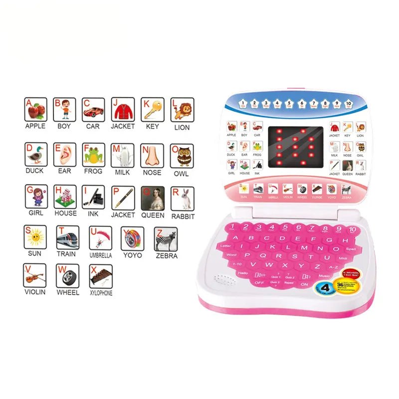 Kids' Learning Laptop - Electronic Preschool Education Toy