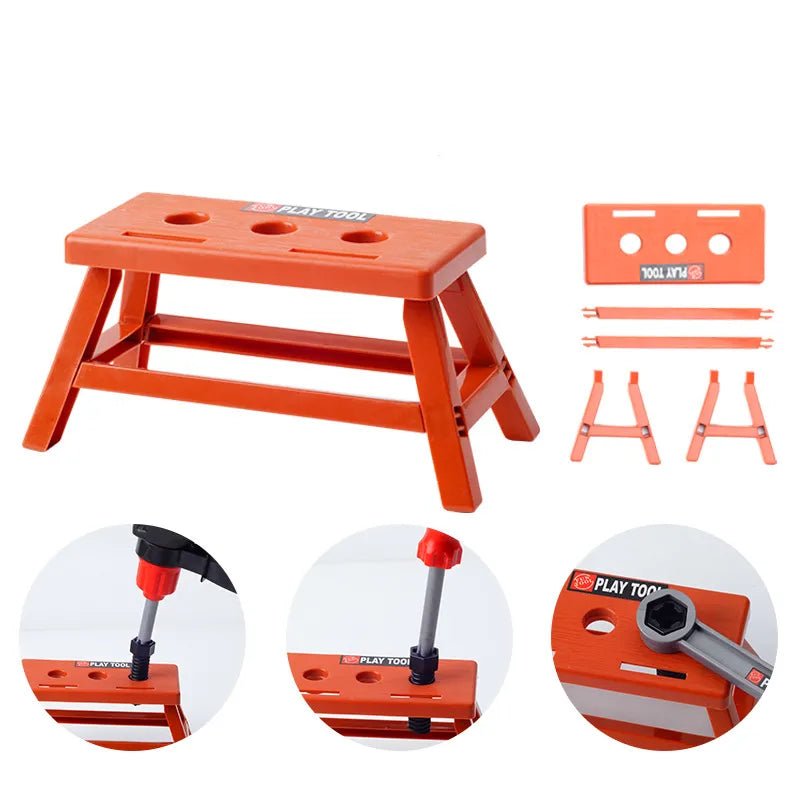 Kids Electric Toy Drill Tool Set: Pretend Construction Play