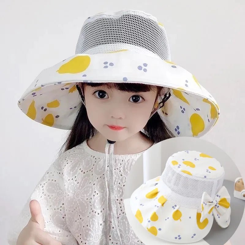 Kids Summer Sun Hat with Neck & Ear Cover - UV Protection