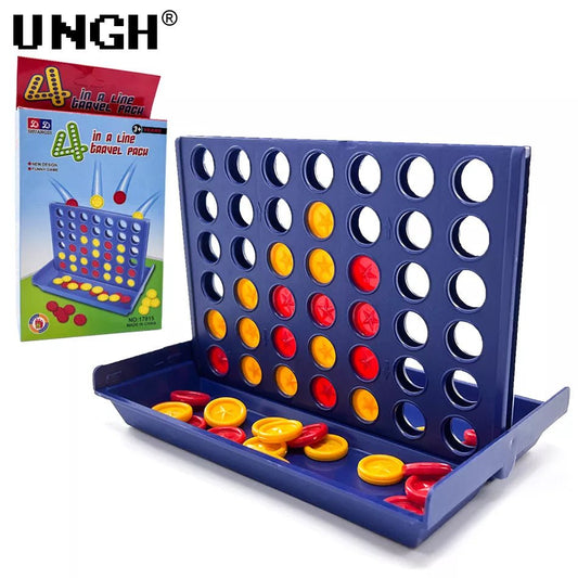 Classic Family Board Game: Four in a Row Bingo Chess