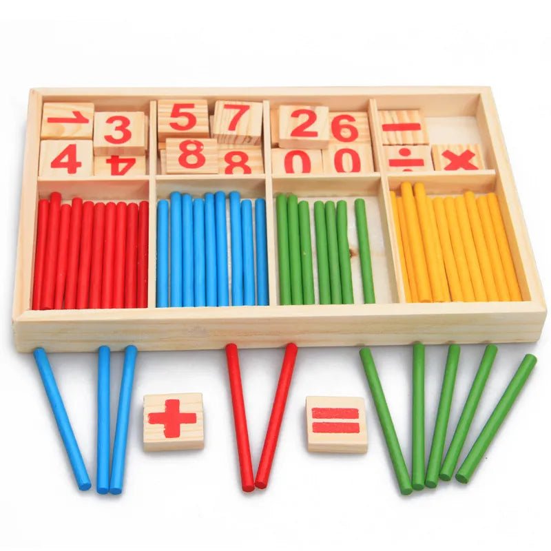 Montessori Wooden Math Puzzle: Kids' Educational Toy