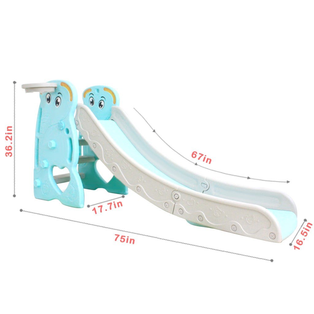 Childrens Slide Basketball Frame, Climbing Stairs,Unisex,Indoor And Outdoor Use