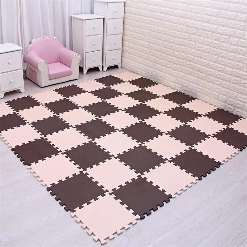 EVA Foam Baby Puzzle Play Mat - 29cm Interlocking Tiles for Kids