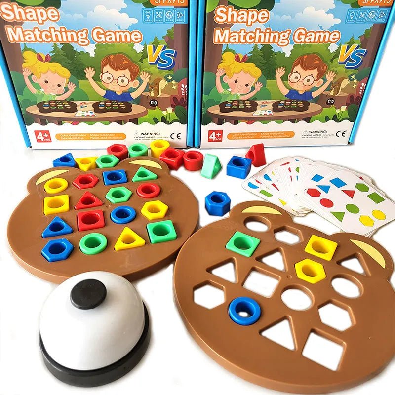 Colorful Geometric Puzzle: Early Educational Toy