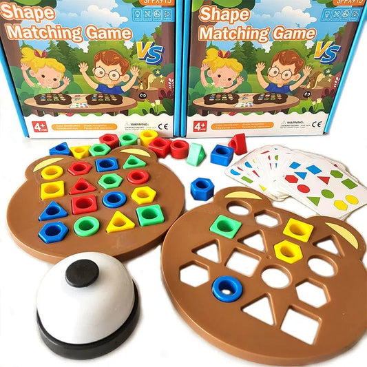 Colorful Geometric Puzzle: Early Educational Toy