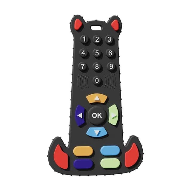 Remote Control Shape Teether: Baby Gum Relief Toy