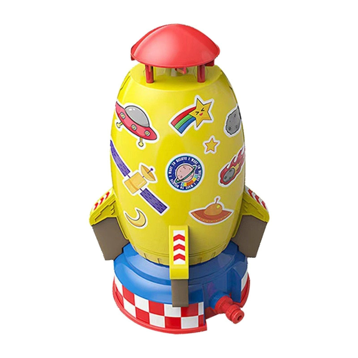 Outdoor Rocket Water Pressure Sprinkler Toy for Kids