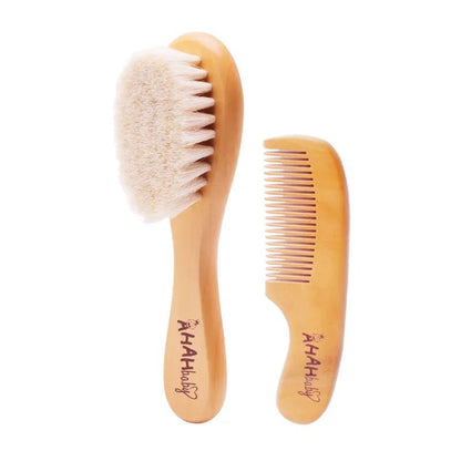 2pcs Baby Hair Brush & Comb Set for Newborn
