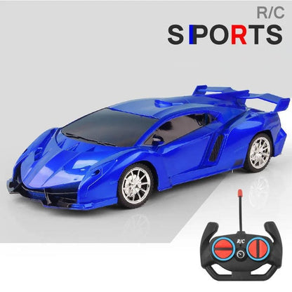 1:18 High-Speed RC Car - 15km/h with LED Light - Chargeable