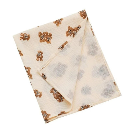 Super Soft Cotton Gauze Muslin Swaddle & Bath Towel