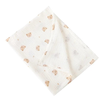 Super Soft Cotton Gauze Muslin Swaddle & Bath Towel