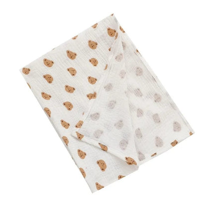 Super Soft Cotton Gauze Muslin Swaddle & Bath Towel