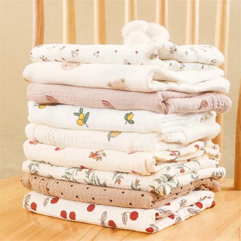 Super Soft Cotton Gauze Muslin Swaddle & Bath Towel