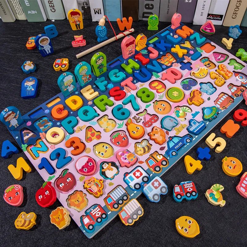 Montessori Wooden Math Puzzle: Kids' Educational Toy