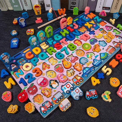 Montessori Wooden Math Puzzle: Kids' Educational Toy