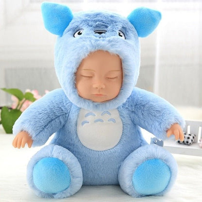 Kids Accompany Sleep Cute Face Plush Animal Doll Toy