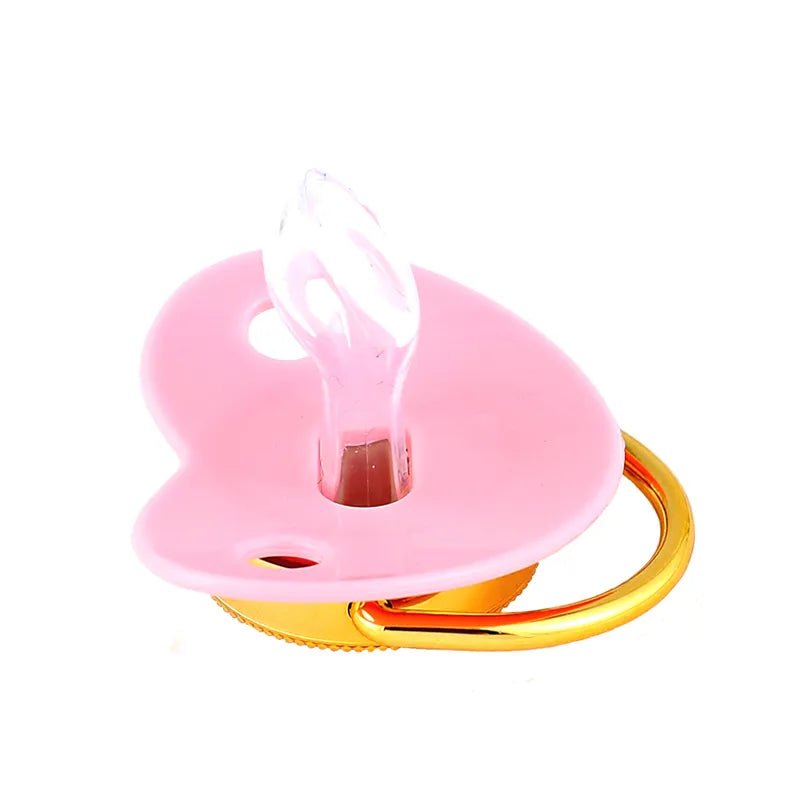 Luxury Crown Pacifier & Clip Set - BPA Free Silicone, Teether
