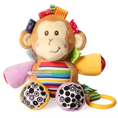 Cute Musical Plush Stuffed Animals Infant Baby Crib Hanging Toys