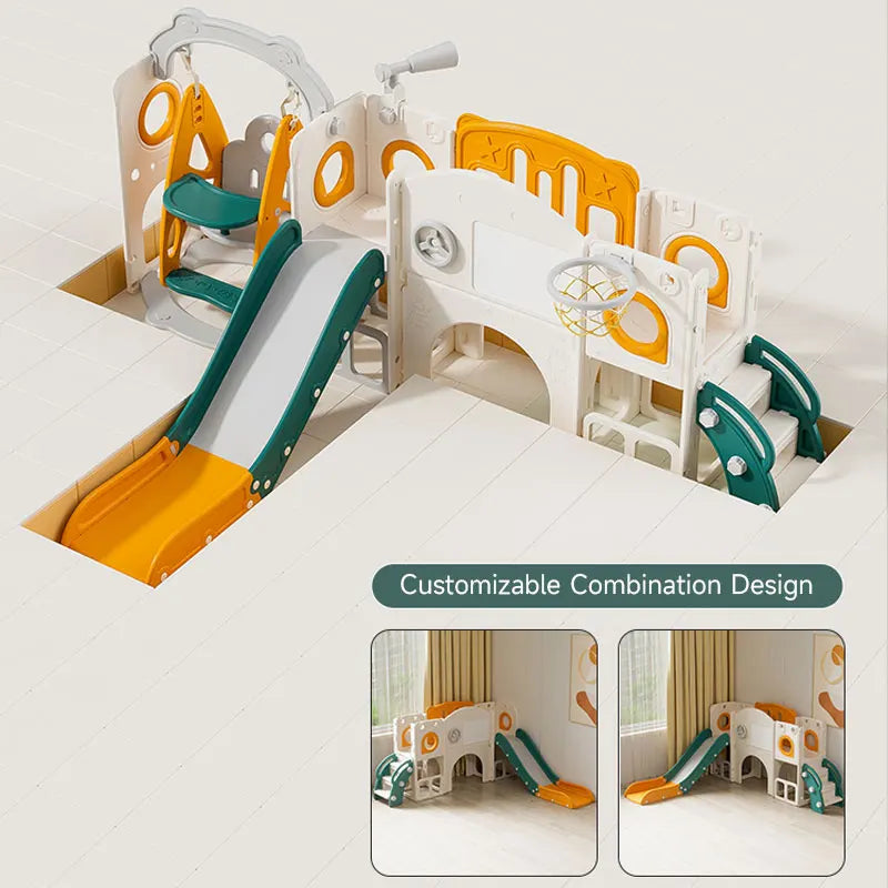 Custom Kids Playground Plastic Slide – Monle ML-21117