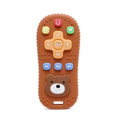 Remote Control Shape Teether: Baby Gum Relief Toy